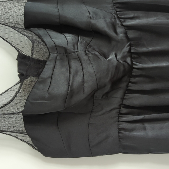 Dark gray American eagle dress with lace detail, size 8 - Picture 2 of 5